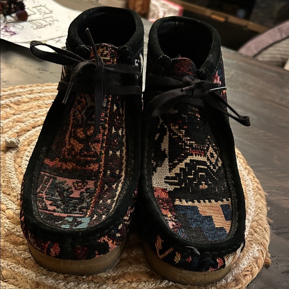 Clarks Multicolor Chukka Boots
